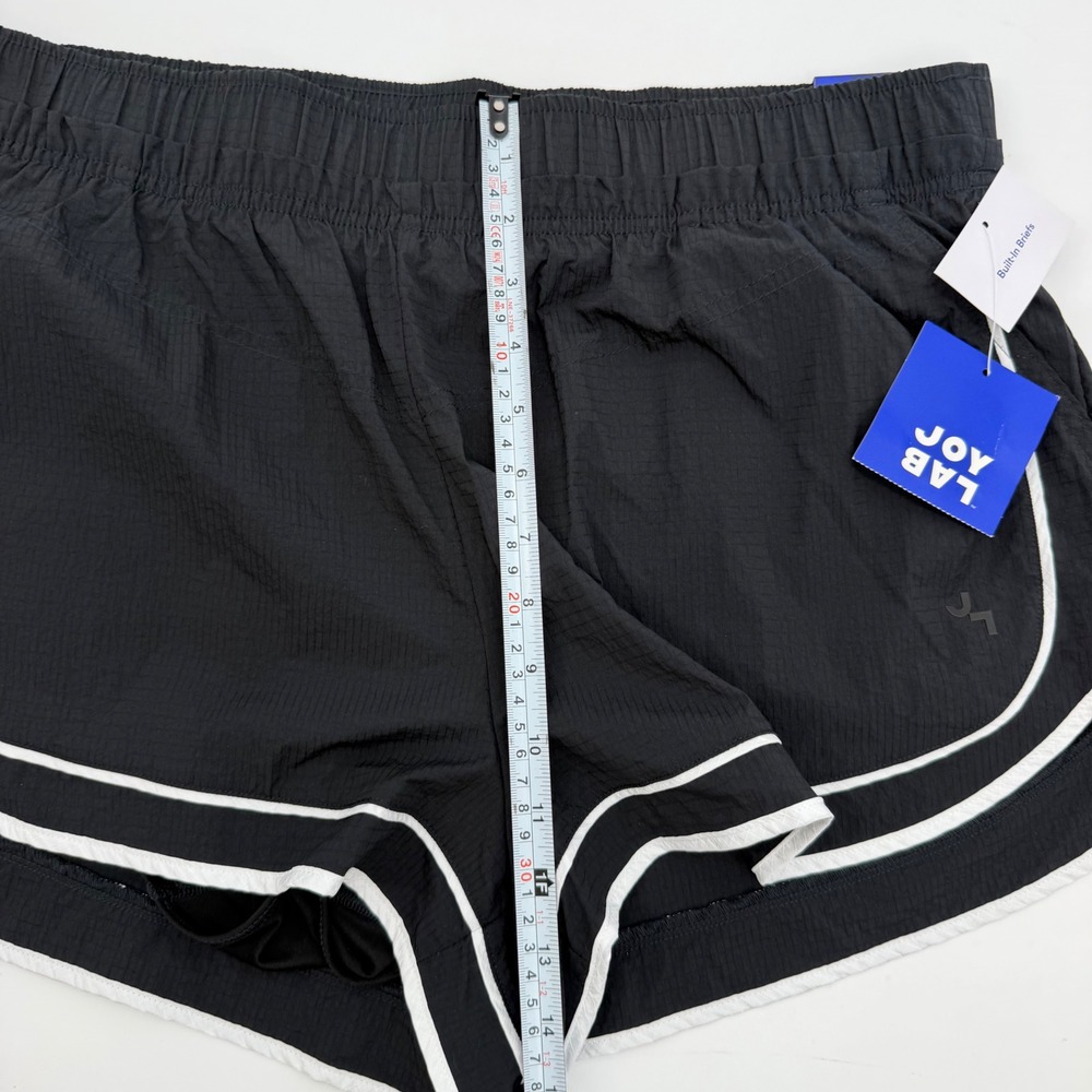 JoyLab Running Shorts Women's XL Black Built-In Brief Lined Athletic NWT 3" - Picture 5 of 8